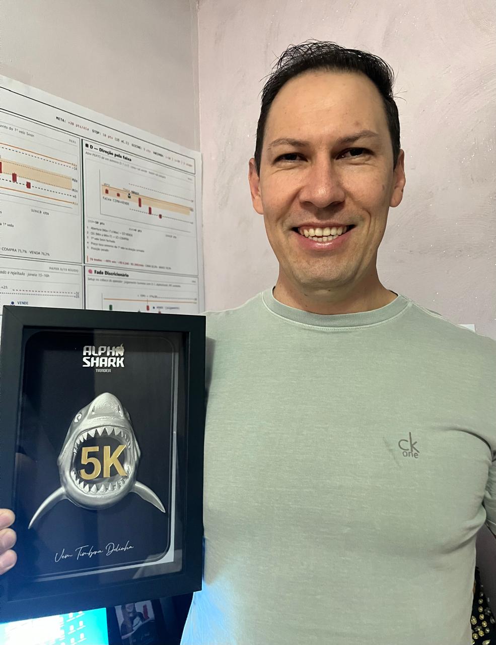 José — aluno premiado Alpha Shark 5K